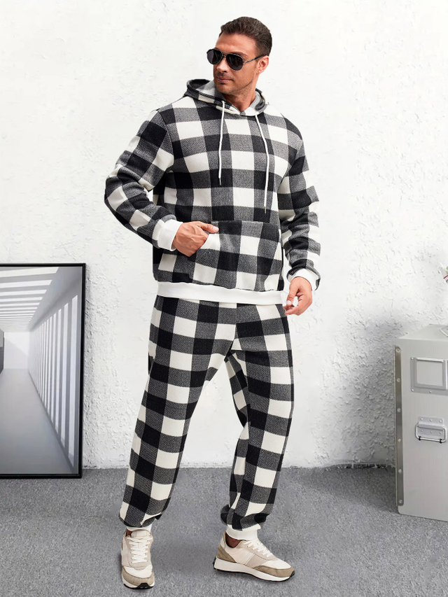 长袖连帽运动衫套装