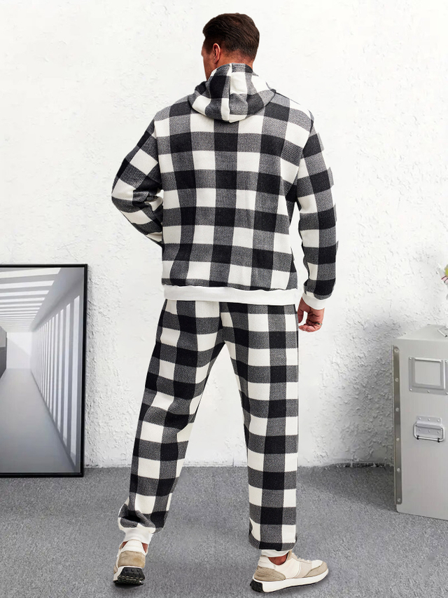 长袖连帽运动衫套装